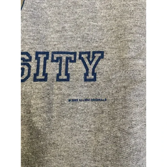 Singer University Crewneck Sweatshirt‎ Mens Large Grey Vintage Casual Gildan - Picture 7 of 14